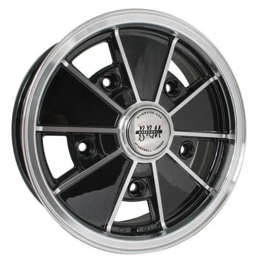 SSP BRM Alloy Wheel Gloss Black 5x15", 5/205 PCD, ET14