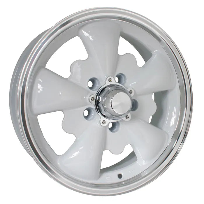 SSP GT 5 Spoke Alloy Wheel White 5.5x15", 5x112 PCD, ET20: T2 Bay (1971-1979), T25 (1980-1991), Brazil Kombi (1997-2014)