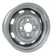 Silver OE Style Steel Wheel 5.5x15'', 4x130 PCD, ET+25: Beetle (1968-1979), Karmann Ghia (1968-1974), Type 3 (1968-1973)