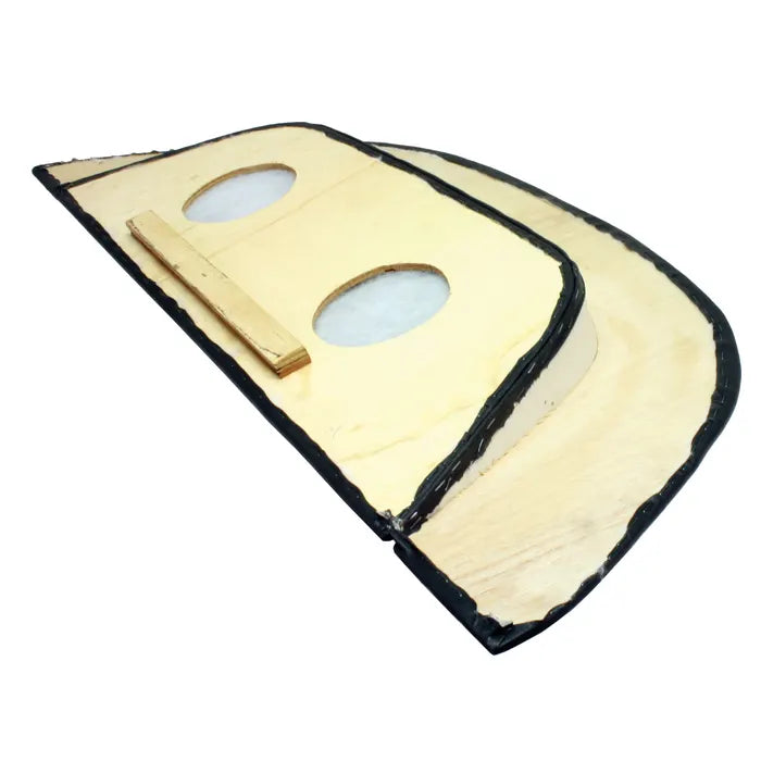 Rear Parcel Shelf Pre-cut with 5' Inch Round Speaker Holes Black: Beetle (1958-1979)