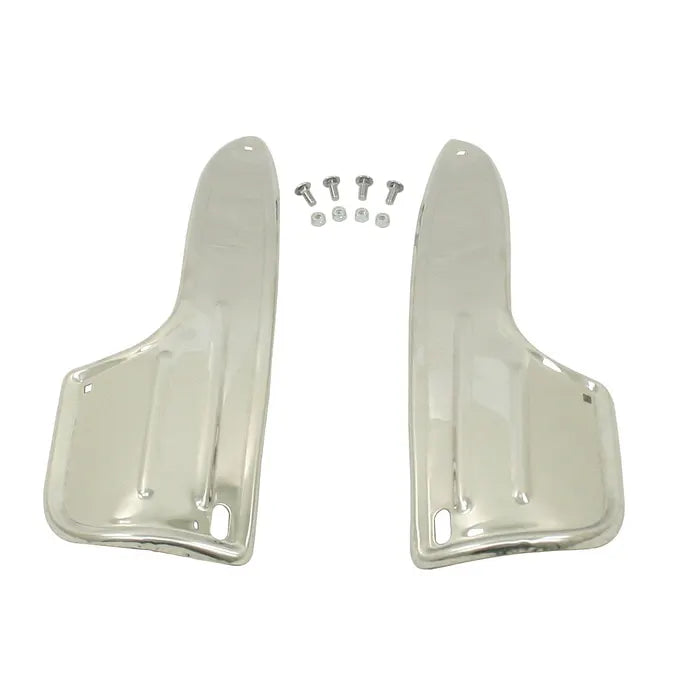 Rear Stone Guards Stainless Steel Tall Type Pair: Beetle (1950-1979), Beetle Cabrio (1950-1979)