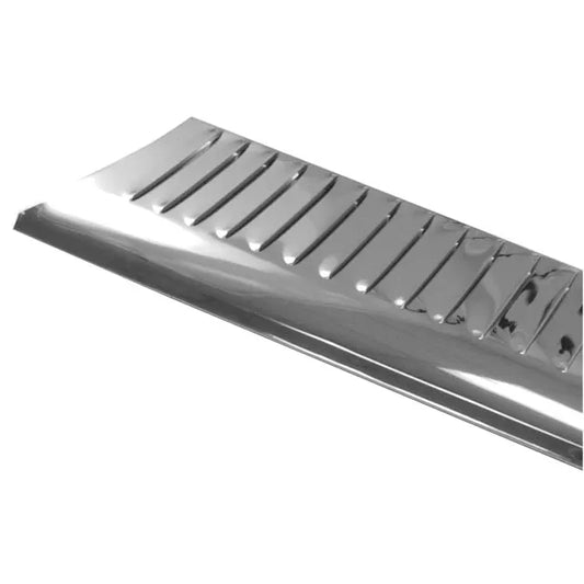 EMPI Running Boards Stainless Steel Louvered Pair: Beetle (1952-1979), Beetle Cabrio (1950-1979)