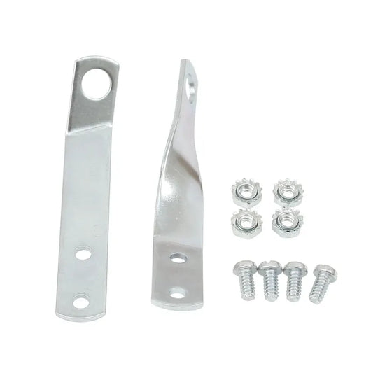 Fan belt guard, Mesh/Chrome