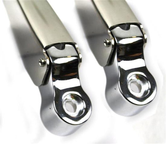 German quality chrome finished stainless steel wiper arms domed nut style Baywindow 8/68-72 by C&C Custom & Commercial