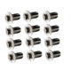 Stainless Steel Door Hinge Screw 12 Piece Set: Beetle (1956-1979), Karmann Ghia (1960-1974), Type 3 (1962-1973)