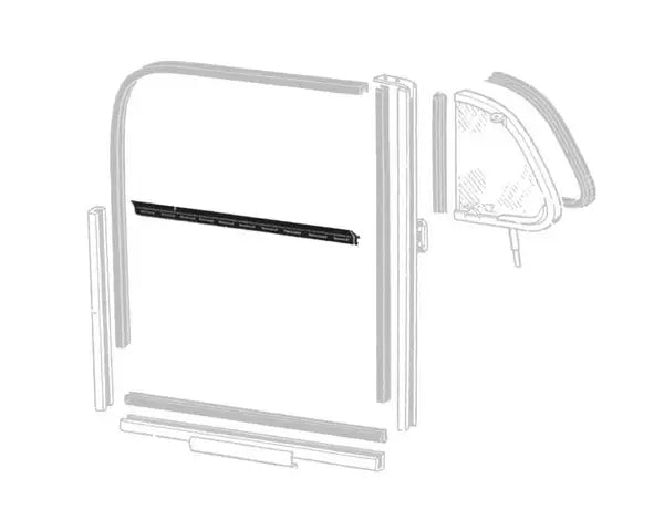 Window Inner Scraper Offside (Right) VW Beetle 1968 on