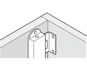 Häfele Angled Striker Plate (Steel)