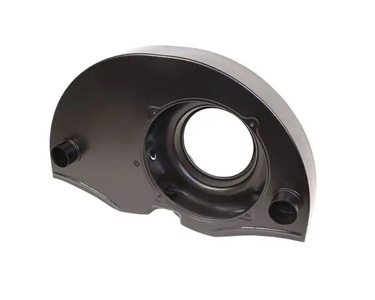 Fan Shroud with Air Outlets Twin Port Black: Beetle (1960-1979), T2 Bay (1968-1979), T2 Split Bus (1960-1967)