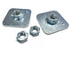 Seat belts mounting plates with nuts (pair)