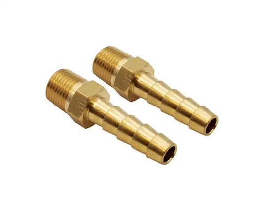Fuel fittings 1/4"/ 6mm (Pair) for fuel pressure regulator