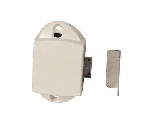 Flush Push-Button Cupboard Doorknob 25mm (Nickle)