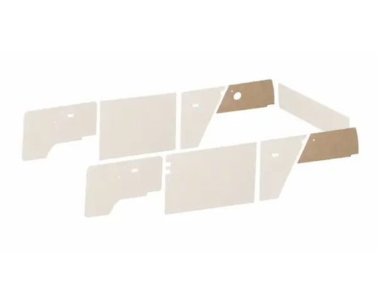 Rear Side Interior Trim Panels For DIY Covering VW T25 1979-1990