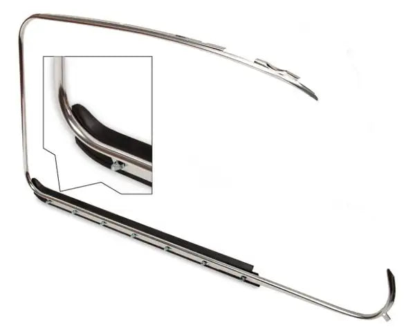 Chrome Surround and Scraper Offside (Right) VW Beetle 1965 on
