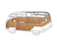 MDF Interior Panel Kit VW Splitscreen 1964-1967