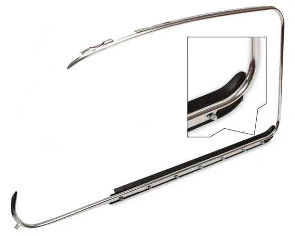 Chrome Surround and Scraper Nearside (Left) VW Beetle 1965 on