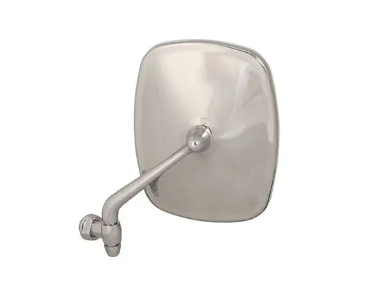 Stainless Steel Door Mirror Nearside (Left) VW T2 Bay 1967–1979