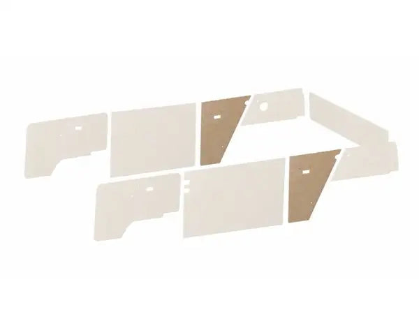Pair of Interior Trim Panels for Rear Sides For DIY Covering VW T25 1979–1992