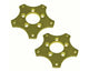 EMPI Wheel Adapters Early 5/205 Wheels To Late 5/112 " Bus & T25 Hub, Pair