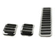 Custom Pedal Covers Set: Beetle (1960-1979), Karmann Ghia (1960-1974), Type 3 (1962-1973)