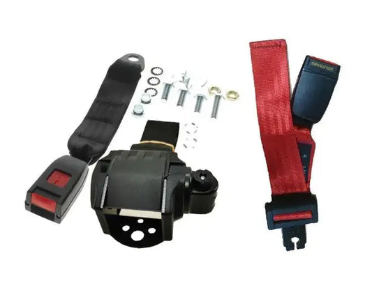 Rear 3-point seatbelt (with extender)