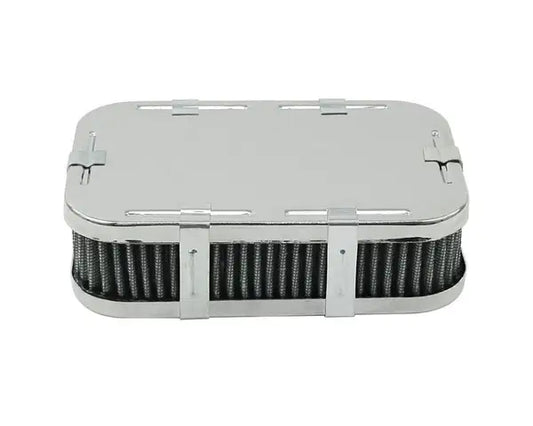 EMPI Air Filter Rectangular for Weber 32/36 - 1 3/4'' Tall: Beetle (1960-1979), T2 Bay (1968-1979), T25 (1980-1983)