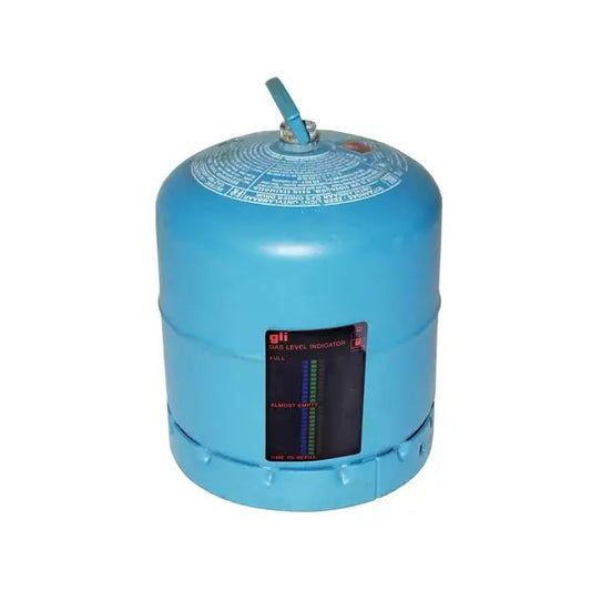 Magnetic propane/butane gas level indicator