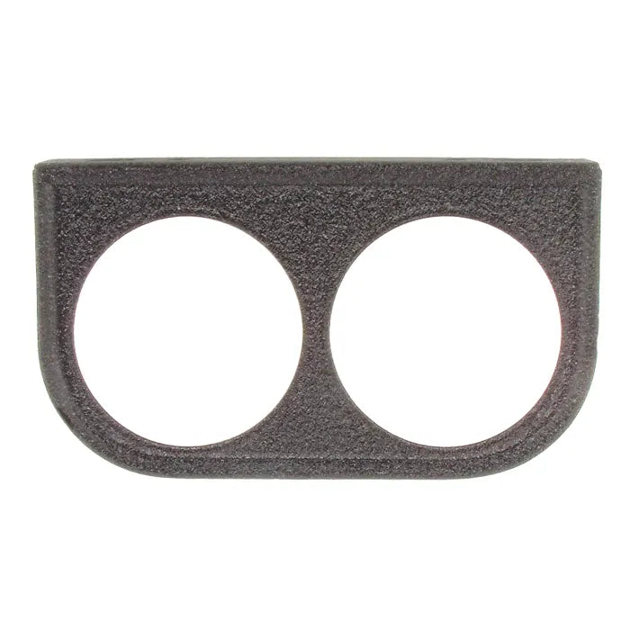 VDO Gauge Bracket 2 x 52mm in Black: Beetle (1950-1979), T2 Bay (1968-1979), T2 Split Bus (1950-1967)