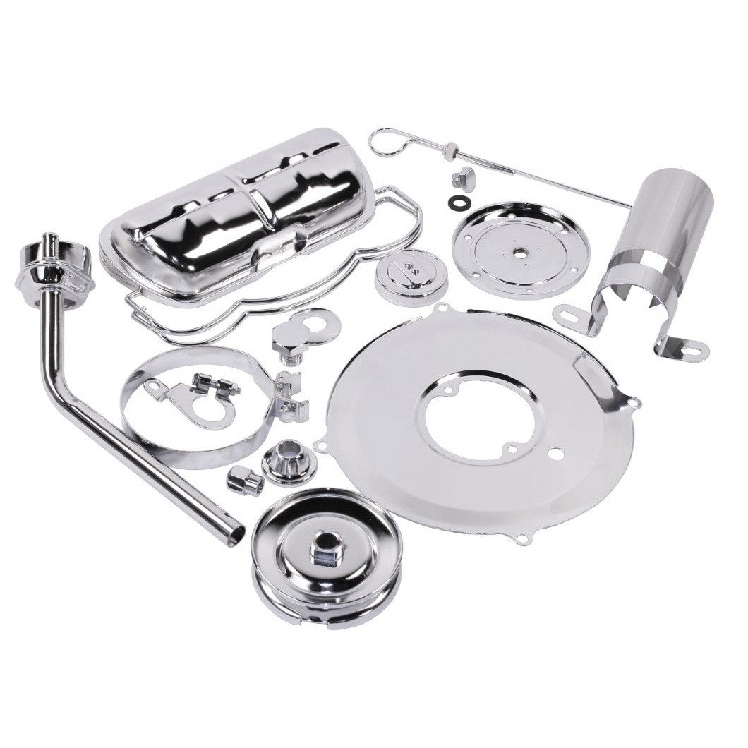 EMPI Engine Dress Up Kit Chrome - VW Beetle, T2 Bay and T2 Split Bus