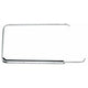 T2 O/S Chrome surround & scraper with clips.