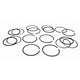 Complete set of 4 piston rings.  85.5mm. 1967 - 1979, 1600cc