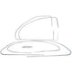Beetle Window trim set, 8/57-8/64 inc. clips