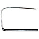Beetle Window trim frame, left, -8/64, Brazilian