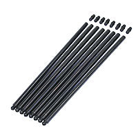 Push rods C/moly Manton, set 8 11.50" OAL / 3/8" diameter 