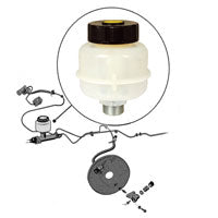 Master cylinder reservoir <67 only, Duel Circuit