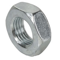 Lock nut for tie rod adjuster, Left hand thread