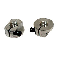 Clamp nuts, link pin. Pair. Modern nut