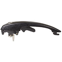 Beetle door handle with keys, Black 8/1967 to 1979