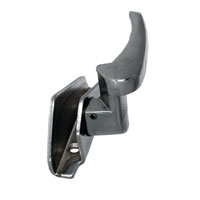 Beetle 1/4 Window latch, Stainless Steel. Left Side. 8/1964 to 7/1967