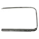 Beetle window trim frame Left. 1952 to 1964. Chrome scraper outer.