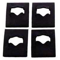 Splitscreen front badge clip set of 4 1955 to 1967