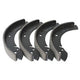 Beetle Brake shoes, 30mm, rear 9/52-57, front 52-57