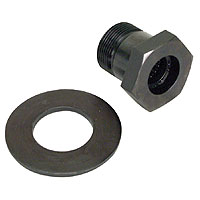 Gland nut and washer, chromoly, Scat 38mm 