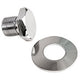 Bolt crankshaft pulley chrome with washer