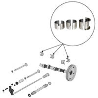 Standard camshaft bearings.