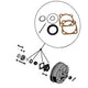 Rear Axle Hub Seal Kit T2 and beetle 1950 to 1967. All swing axle models