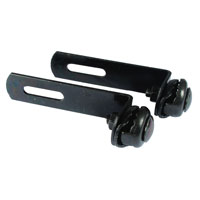 Number plate mounts, clamp on, pair