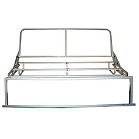 Full width Rock & Roll bed frame.