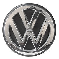 Badge, VW emblem T2 and T25 Tailgate. 100mm with rubber base