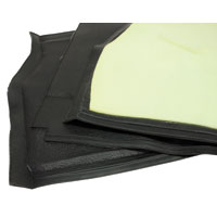 Splitscreen Under seat mats in black 1963 to 1967. Pair