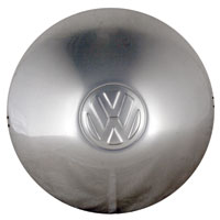 Genuine VW chromed domed hubcap <65 T1. <70 T2